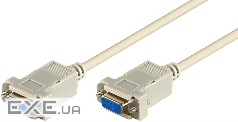 Кабель пристроїв COM(DB9) F/F 2.0m,D=5.0mm 9жил 1:1 розбірний RS232,серій (78.01.2972-1)