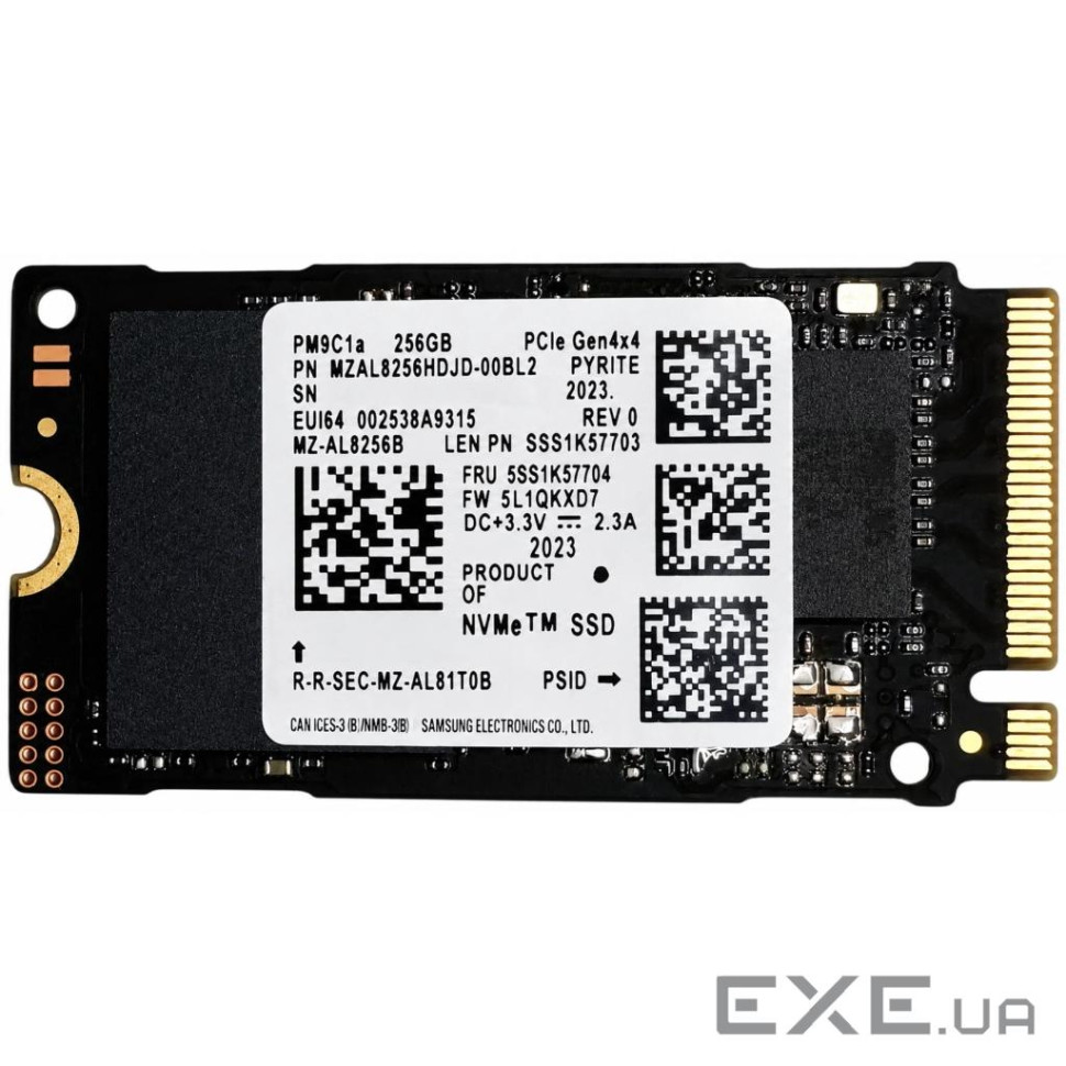 Накопичувач SSD M.2 2242 256GB Samsung (MZAL8256HDJD-00BL2)
