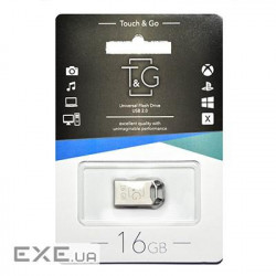 Флеш-накопичувач USB 16GB T&G 110 Metal Series Silver (TG110-16G)