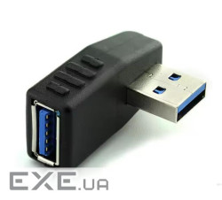 Перехідник обладнання USB3.0 A M/F,адаптер кутовий 90ёвправо RIGHT,чорний (62.09.8446-1) (62.09.8446-1)