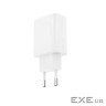 Зарядний пристрій XO QC16U 1xUSB-C PD30W + 1xUSB QC3.0 GaN white (XO-QC16U)