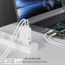 Зарядний пристрій XO QC16U 1xUSB-C PD30W + 1xUSB QC3.0 GaN white (XO-QC16U)