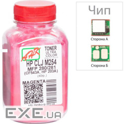 Тонер HP CLJ M254/MFP280/281 40г Magenta +chip AHK (3202790)