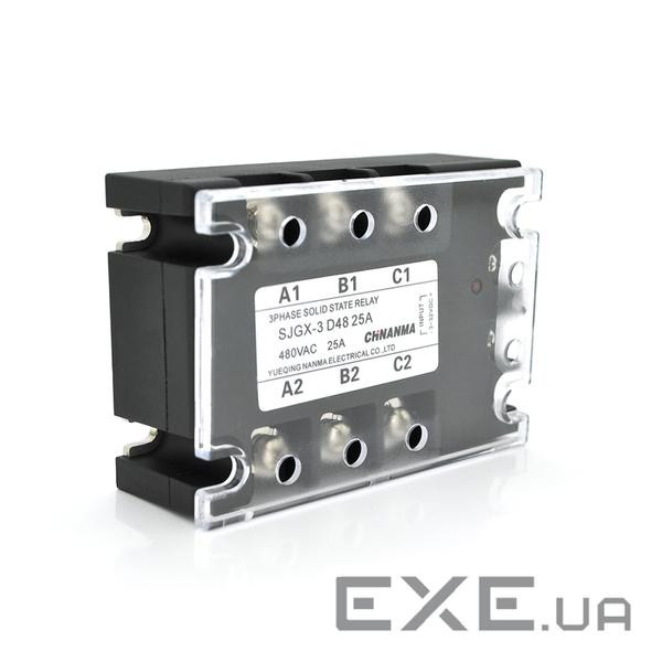Трифазне твердотільне реле SSR / SJGX-3 D4825A SSR / SJGX-3 D4825A