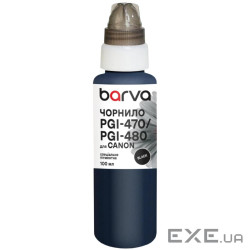 Чорнило Barva Canon PGI-470/PGI-480 PGBK 100 мл, special pigment, black (C470-552e)