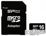 Карта пам'яті SILICON POWER microSDHC 16 GB card Class 10 + adapter (SP016GBSTH010V10-SP)