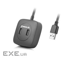 Концентратор REAL-EL HQ-177 Black (EL123110009)