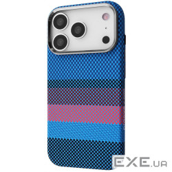 Чехол Gleam Case with Magnetic Ring iPhone 17 Pro Max blue borders (65183 blue (65183  blue borders)