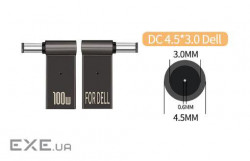 Адаптер PD 100W USB Type-C Female to DC Male Jack 4.5x3.0 mm – для заряджання (PD100W-4.5x3.0mm-DELL)