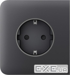 Бічна панель для вбудованої розетки Ajax SideCover for Outlet Basic, graphite (000046686) Ajax SideCover for Outlet Basi