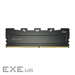 Модуль пам'яті EXCELERAM Kudos DDR4 3200MHz 16GB Black (EKBLACK4163222X)