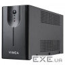 Джерело безперебійного живлення Vinga LED 800VA metal case with USB (VPE-800MU)