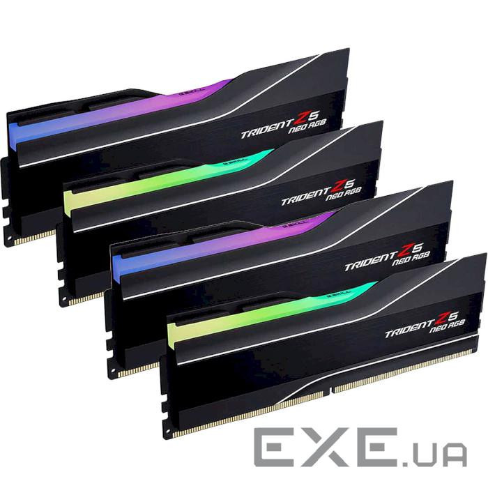 Модуль пам'яті G.SKILL Trident Z5 Neo RGB DDR5 6000MHz 256GB Kit 4x64GB M (F5-6000J3644D64GX4-TZ5NR)