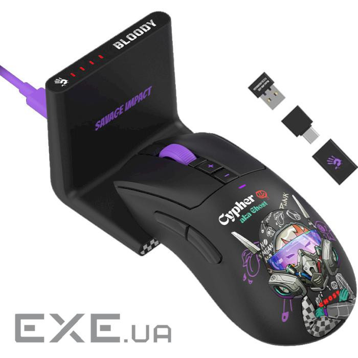 Миша ігрова A4TECH BLOODY R73 Ultra Duo Cypher Ghost (R73 Ultra Duo (Cypher Ghost))