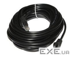 Патч-корд 10 м, UTP, Black, Ritar, литий, RJ45, кат.5е (7512)