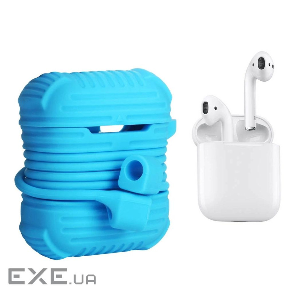 Чохол для навушників Armour i-Smile для Apple AirPods IPH1437 Blue (702331)