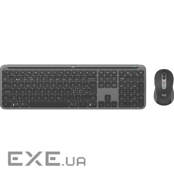 Комплект бездротової LOGITECH MK950 Signature Slim Combo Graphite (920-012490)