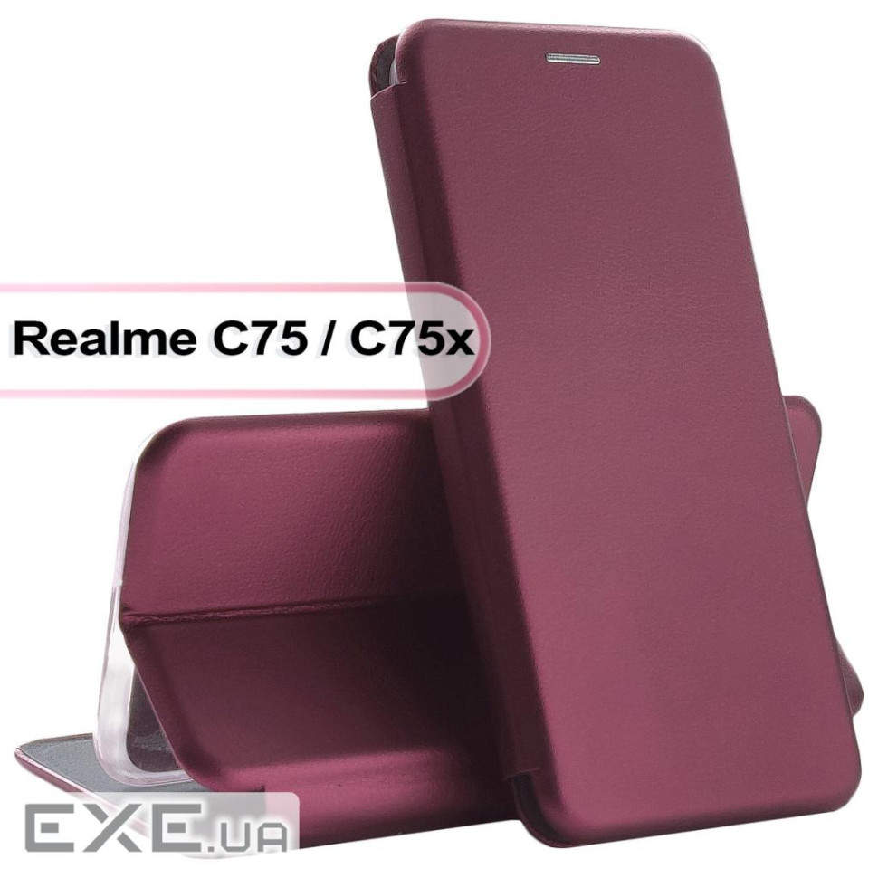 Чохол до мобільного телефона BeCover Exclusive Realme C75 / C75x Red Wine (713512)