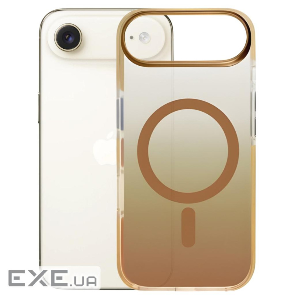 Чохол до мобільного телефона BeCover FIBRA Shock-Proof MagSafe Apple iPhone 17 Air Gold (715455)