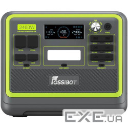 Зарядна станція Fossibot F2400 Green 2400Вт 2048Вт/год (FSB-F2400)