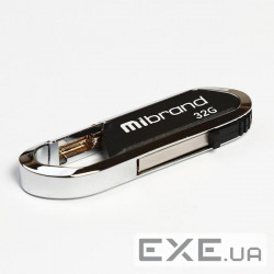 Flash drive MIBRAND Aligator 32GB Black (MI2.0/AL32U7B)