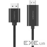 Кабель DisplayPort M - HDMI M 2.0 м, 4K 60hz (4090&times;2160) Choetech (XDH01-BK)