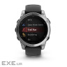 Смарт-годинник Garmin fenix E, 47mm, Stainless Steel/Black, GPS (010-03025-00)