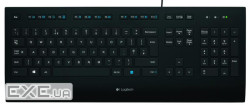 Клавіатура Logitech Keyboard K280e for Busi. [DE] black EWR2 (920-008669)