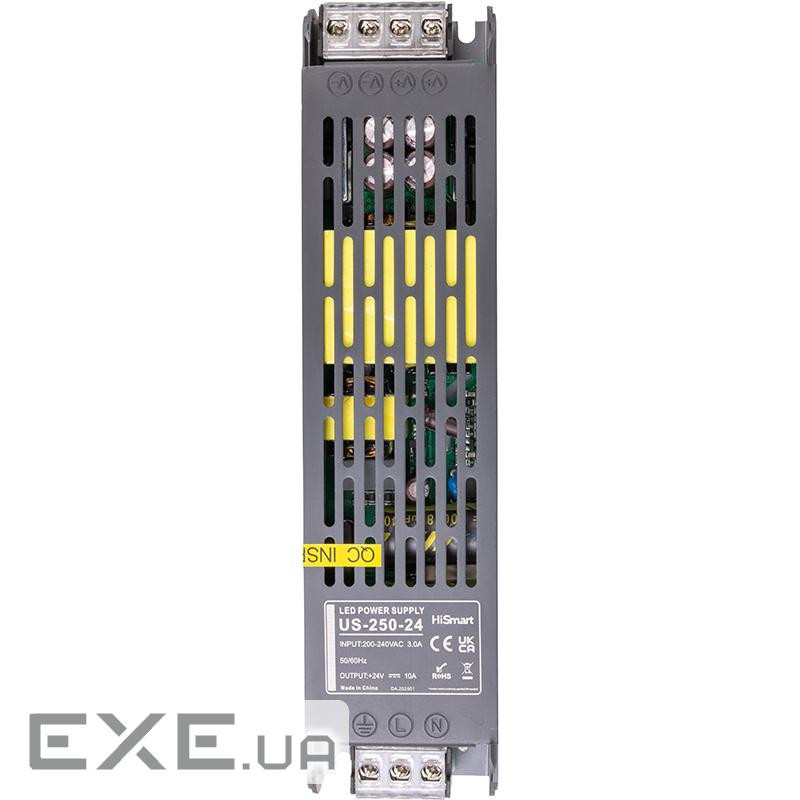 Блок питания HiSmart 24V, 10A, 240W (US-250-24)