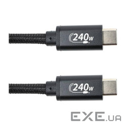 Кабель SAN GUAN USB Type-C/Type-C PD 240W 3м Black (CA914128)