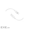 Дата кабель USB-C to Lightning 1.0m silicone BX113 Lenny white BOROFONE (6941991115387)