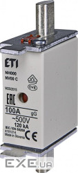 Запобіжник ETI NH-00C/gG 100A 500V KOMBI (4181214)