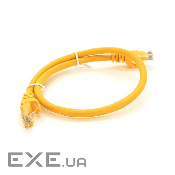 Патч-корд литий RITAR, UTP, RJ45, Cat.6, 0.5m, жовтий, Cu (мідь) (PCR-CU6 / 0.5Ye) ) (PCR-CU6 / 0.5Ye)