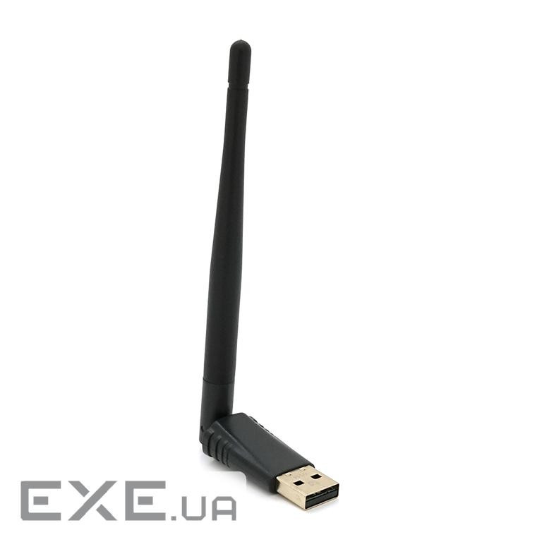 Бездротовий мережний адаптер Wi-Fi-USB AUFA W114, 802.11bgn, 150Mbps, 2.4GHz, WIN7 / 8 / 10 / 11 / M