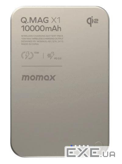 Портативний зарядний пристрій WRL 10000MAH TITANIUM IP136Q2L MOMAX (IP136AQ2L)