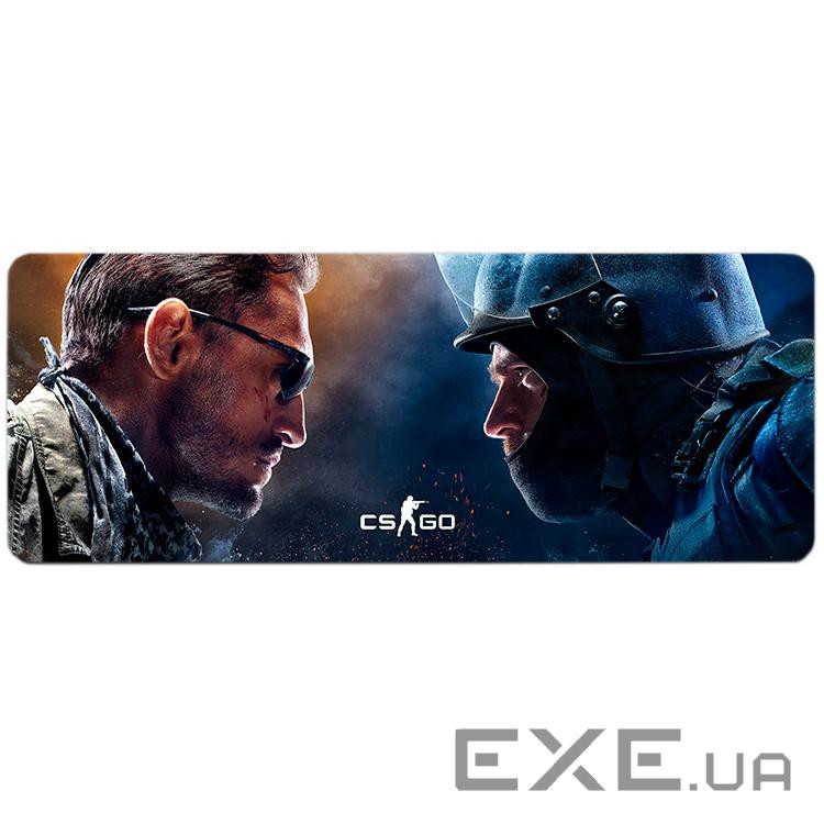 Коврик 300*700 тканинний CS 11 з боковою прошивкою, толщина 2 мм, Пакет (CSGO11)