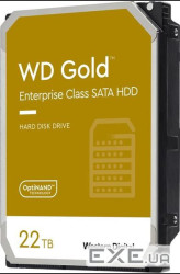 Жорсткий диск Western Digital Gold Enterprise Class 22TB 7200rpm 512MB WD221KRYZ 3.5" SATA III