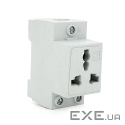 Модульна розетка Chenf Universal 3-pin на DIN-рейку , 250V / 10-16A, Box (AC30-5-16AU)
