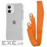 Чохол WAVE Clear Case with Strap iPhone 11 orange (57006 orange)