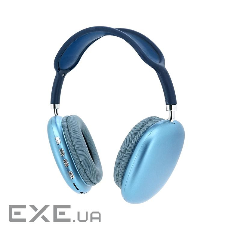 Бездротові навушники Bluetooth Macaron P9, Blue (NB-MP9Be)