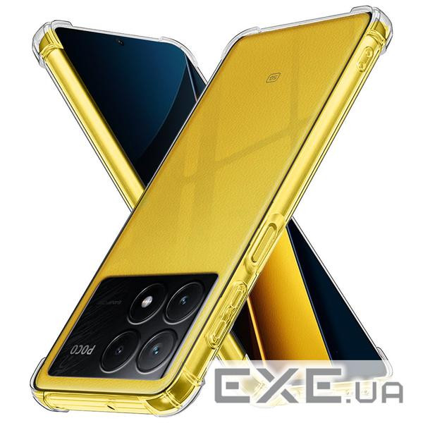 Чохол до мобільного телефона BeCover Anti-Shock Poco X6 Clear (710614)