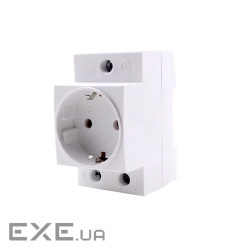 Модульна розетка PT-316 на DIN-рейку, 250V / 10-16A, 45*78.5*63mm (AC30 / PT-316)