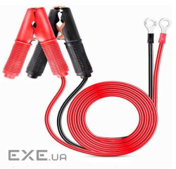 З&apos,єднувальні дроти із затискачами АКБ, довжина 0,6м, мідний провід 2.5 мм2, М6 &am (YT-48V6PM6) 6 &am (YT-48V6PM6)