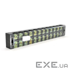 Клемна колодка 12-розрядна TB-4512 45A / 600V, перетин дроту 0,5-4,0мм2, 20 шт в упаковці, ціна за ш