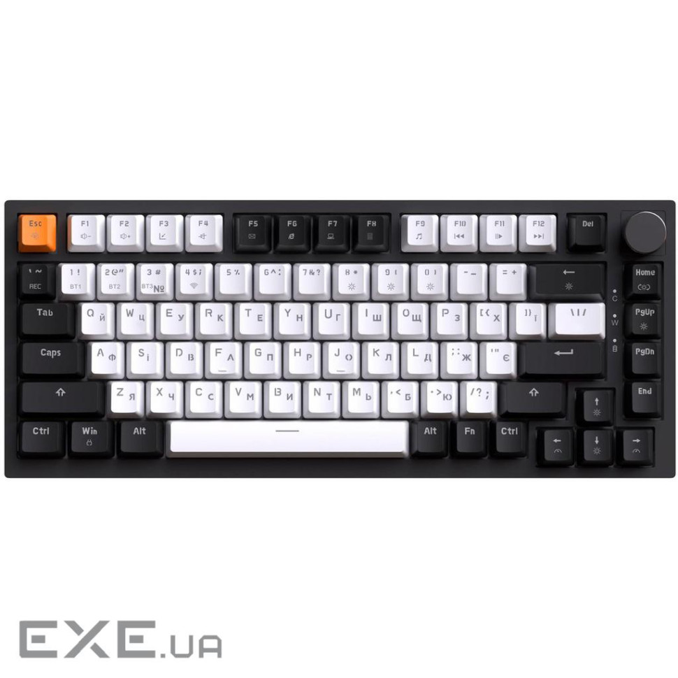 Бездротова механічна клавіатура GamePro Asgard Valhalla (MK160B Pro) 75% QLAB orange switches