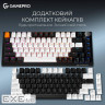 Бездротова механічна клавіатура GamePro Asgard Valhalla (MK160B Pro) 75% QLAB orange switches