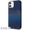 Чехол WAVE Gleam Case with Magnetic Ring iPhone 12/12 Pro blue stripes (64128 blue stripes)