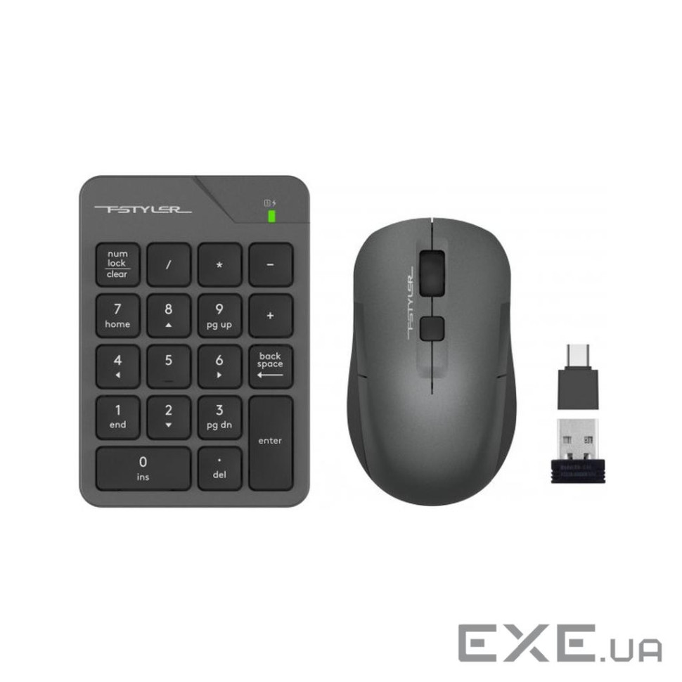 Комплект A4Tech FG1600C Air2 Wireless Grey (4711421998819)