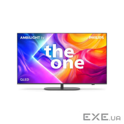 Телевізор 43 Philips QLED 4K 144Hz Smart Titan OS Black Ambilight (43PUS9010/12)