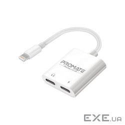 Адаптер Promate Lightning - 2хLightning (M/F) MediaLink-i2і White (medialink-i2i) White (medialink-i2i)